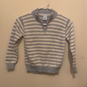 Bella Bliss, boys, sz 5 blue & white pullover EUC